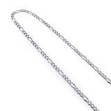 Yellow Gold Diamond Cut Figaro Chain 10K 4.5mm 22-24in